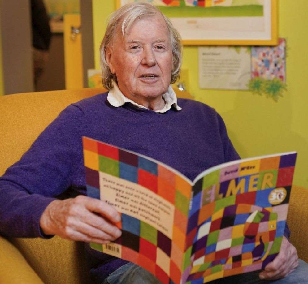 David McKee, author of Elmer the Patchwork Elephant