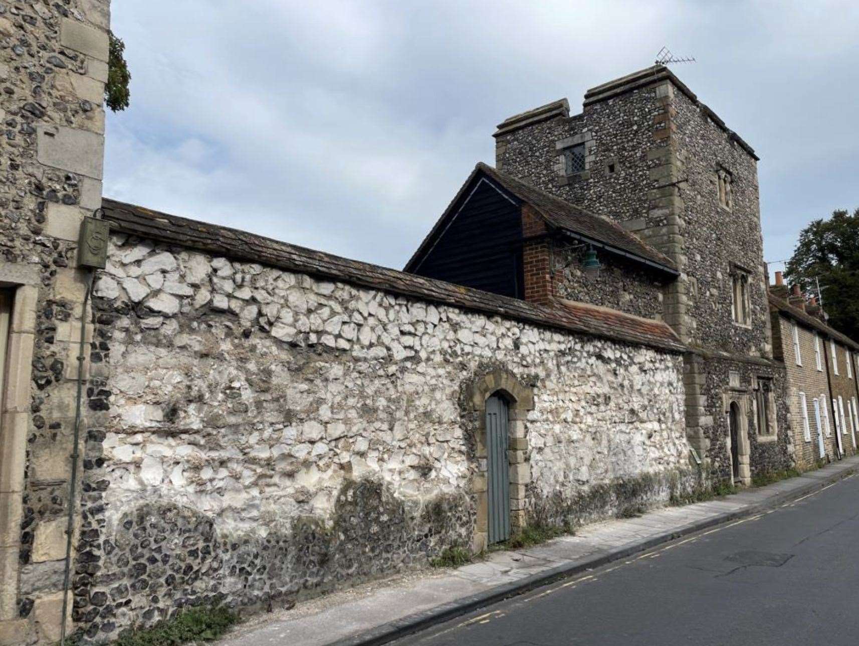 Sudbury Tower as seen from Pound Lane, Canterbury. Pic: Clive Emson