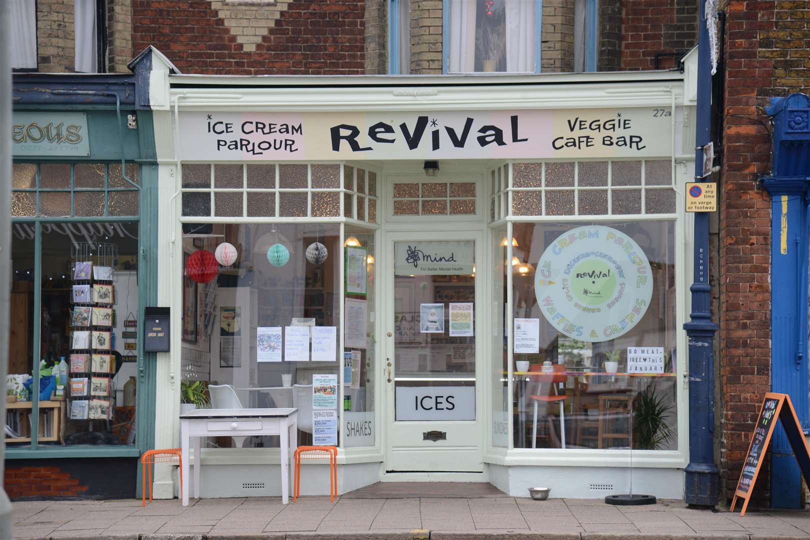 Revival Ice Cream Parlour and Veggie Bar in Whitstable