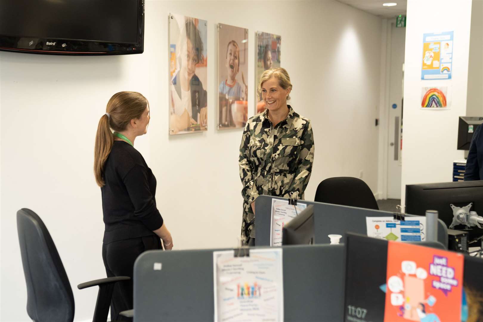 The Countess of Wessex during a visit to Childline in London (Casey Gutteridge/NSPCC/PA)