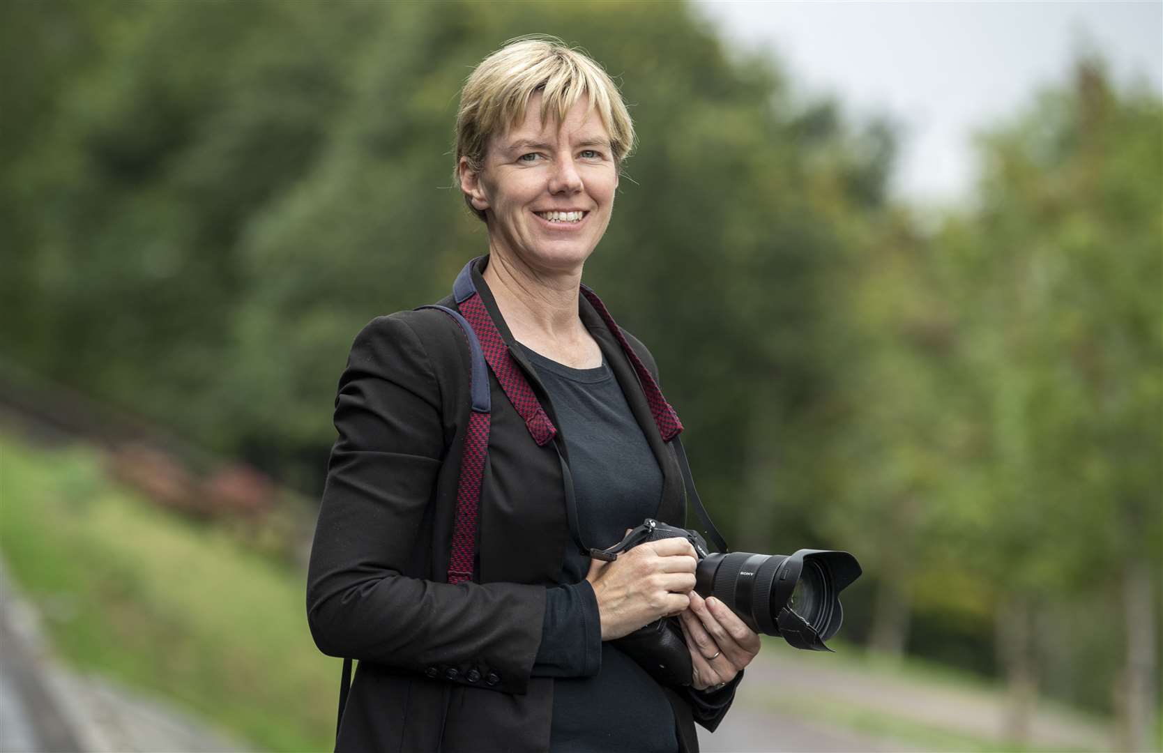 PA photographer Jane Barlow, who photographed Queen Elizabeth II meeting the new prime minister and formally appointing Liz Truss to her new role (Lesley Martin/PA)