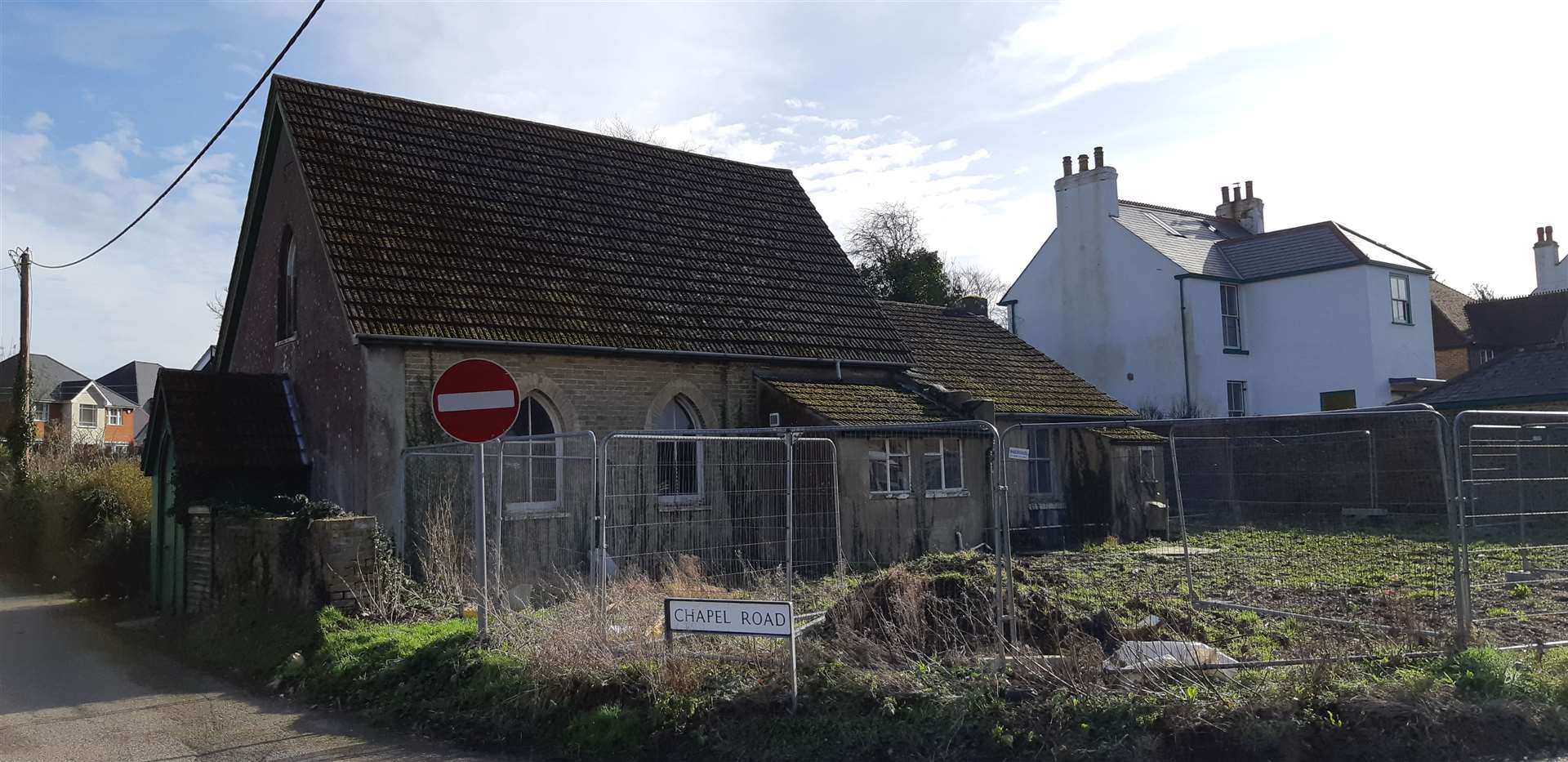 The church building dates back to Victorian times