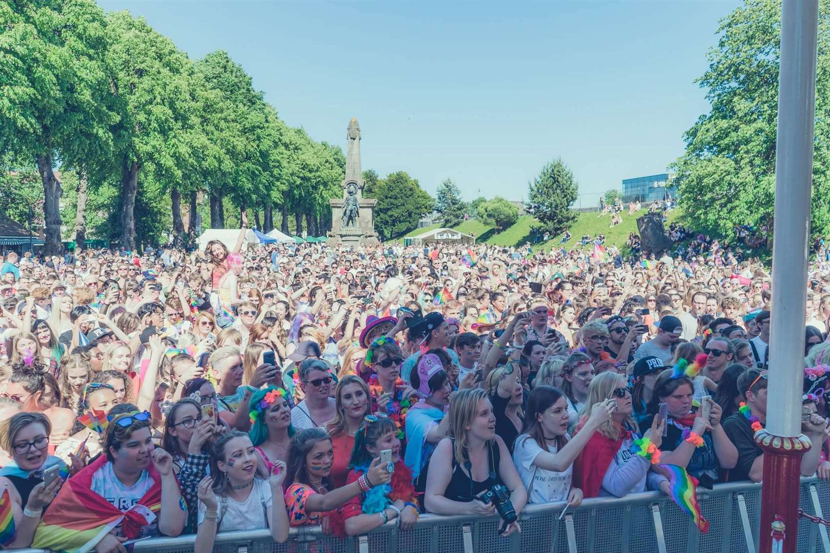 Canterbury Pride at Dane John Gardens has grown in popularity and attracts tens of thousands to the city