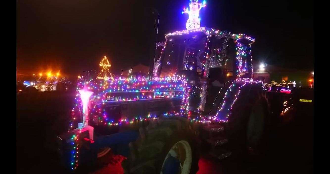 The Hoo Christmas Tractor Run is hoping to be an annual event from now on. Photo credit: Luke Challinger