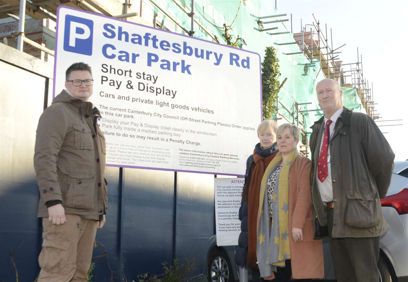 Cllr Chris Cornell,Cllr Ann Kenny, local business owner Alison Clarke and Cllr Ashley Clark were outraged over the proposed charges