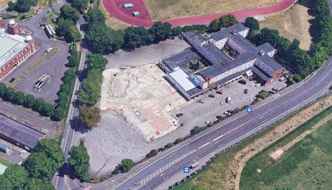 The hotel from above today. Picture: Medway Council/Hay Architects