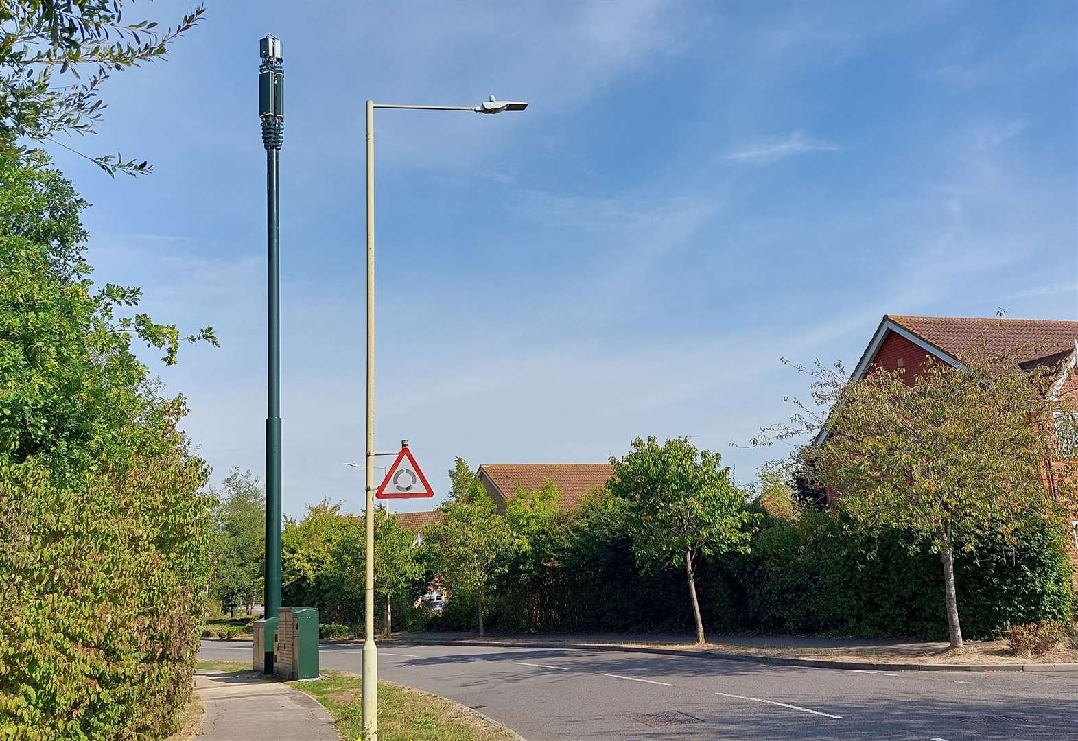 A 5G mast in Ashford