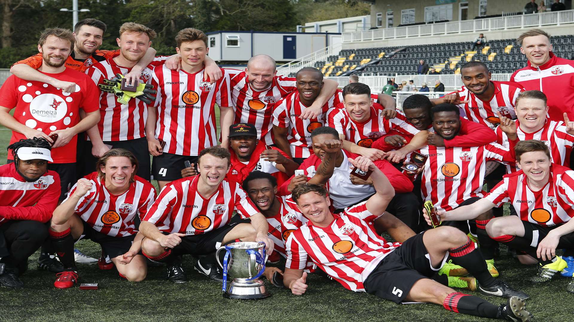 Sheppey, having already won the Kent Senior Trophy, are promoted from the Kent Invicta League. Picture: Andy Jones