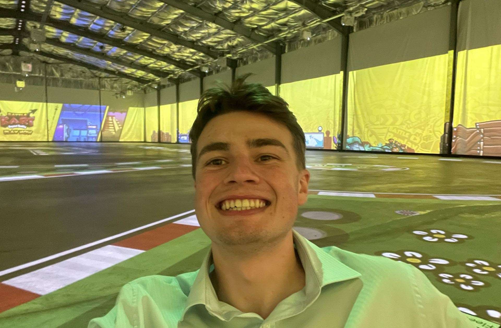 Reporter Joe Crossley tried out Kent's first electric karting gaming venue. Picture: Joe Crossley