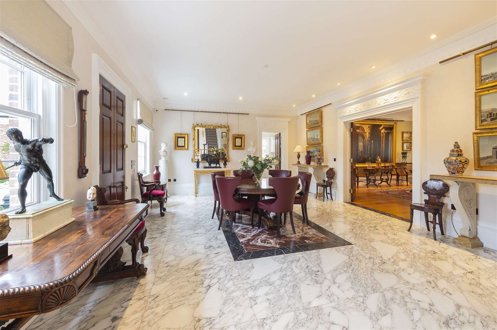 Marble flooring and entertaining space aplenty comes with a £5.5m property