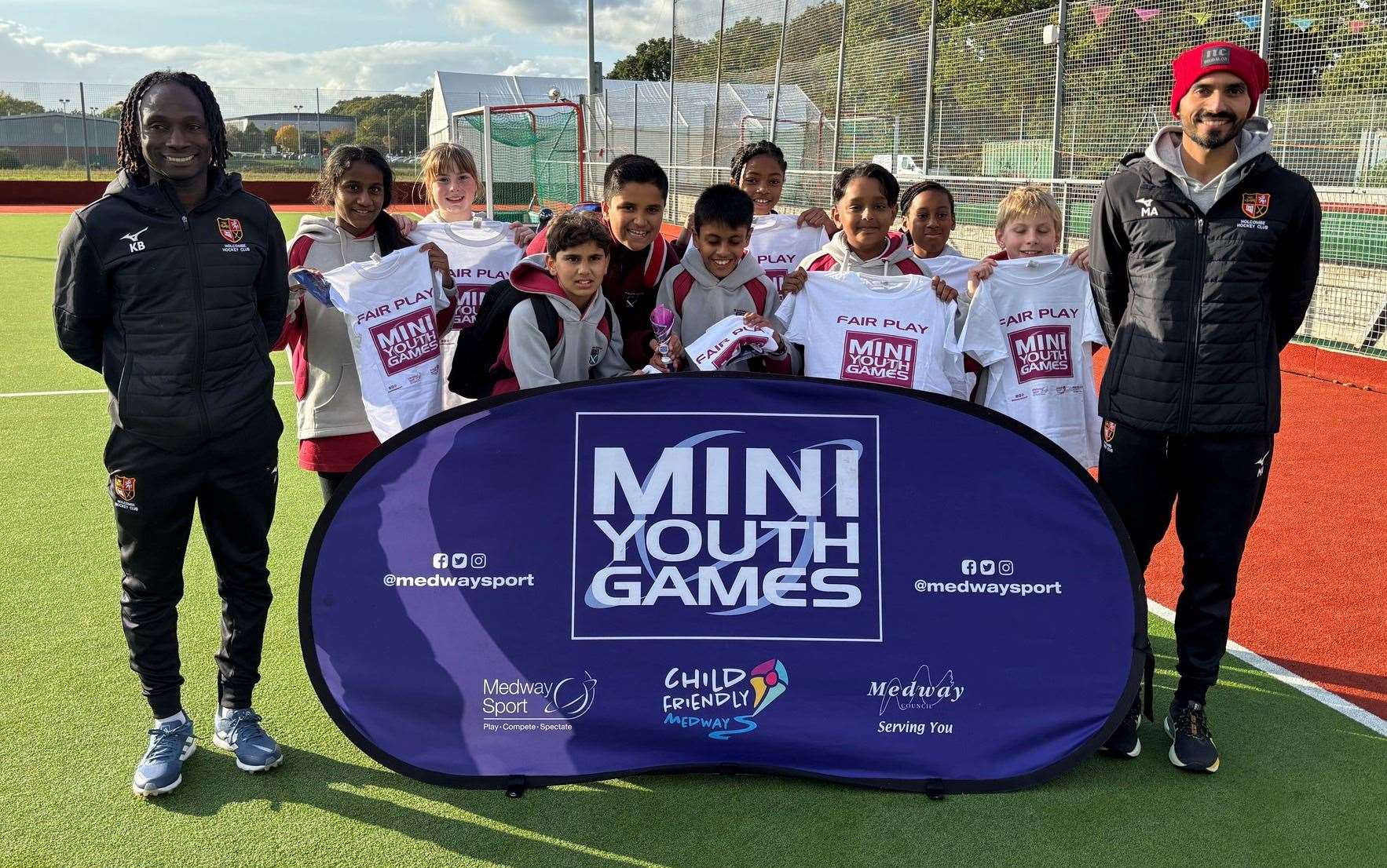 St Andrews Sharks won the Fair Play award at the Medway Mini Youth Games Hockey Cup and Plate event