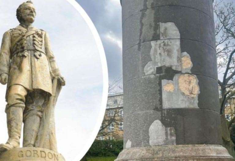 Fury as brass plaque removed from General Gordon statue in Fort Gardens ...