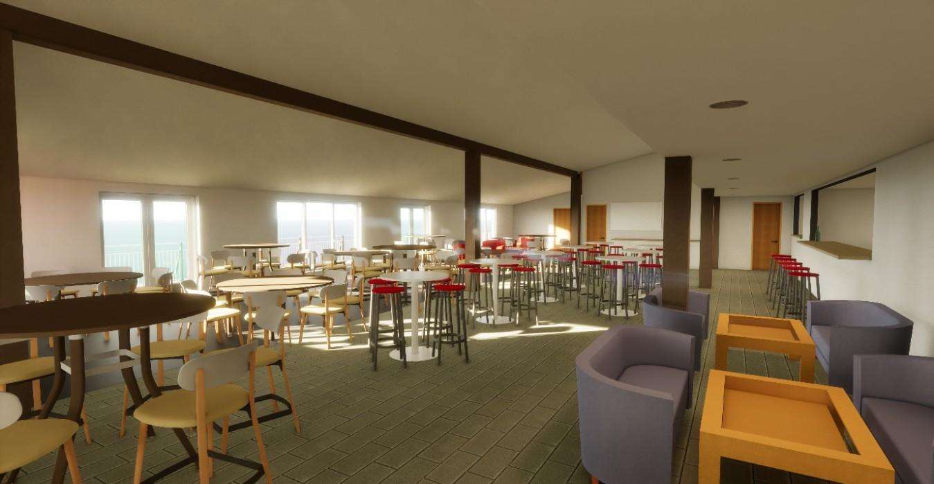 A virtual image from the club of what the inside is set to look like. Image: Medway Rugby Football Club. (3450586)