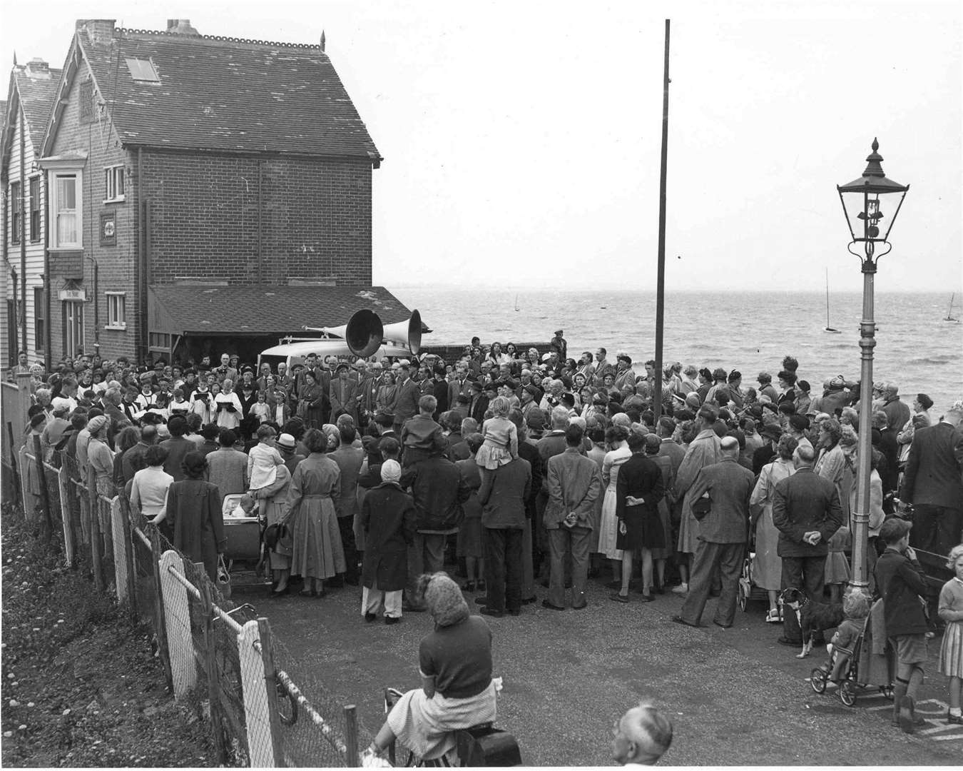 Blessing of fisheries in Whitstable in 1952