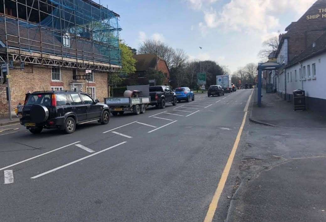 Emergency services attended New Romney high street this afternoon. Stock picture