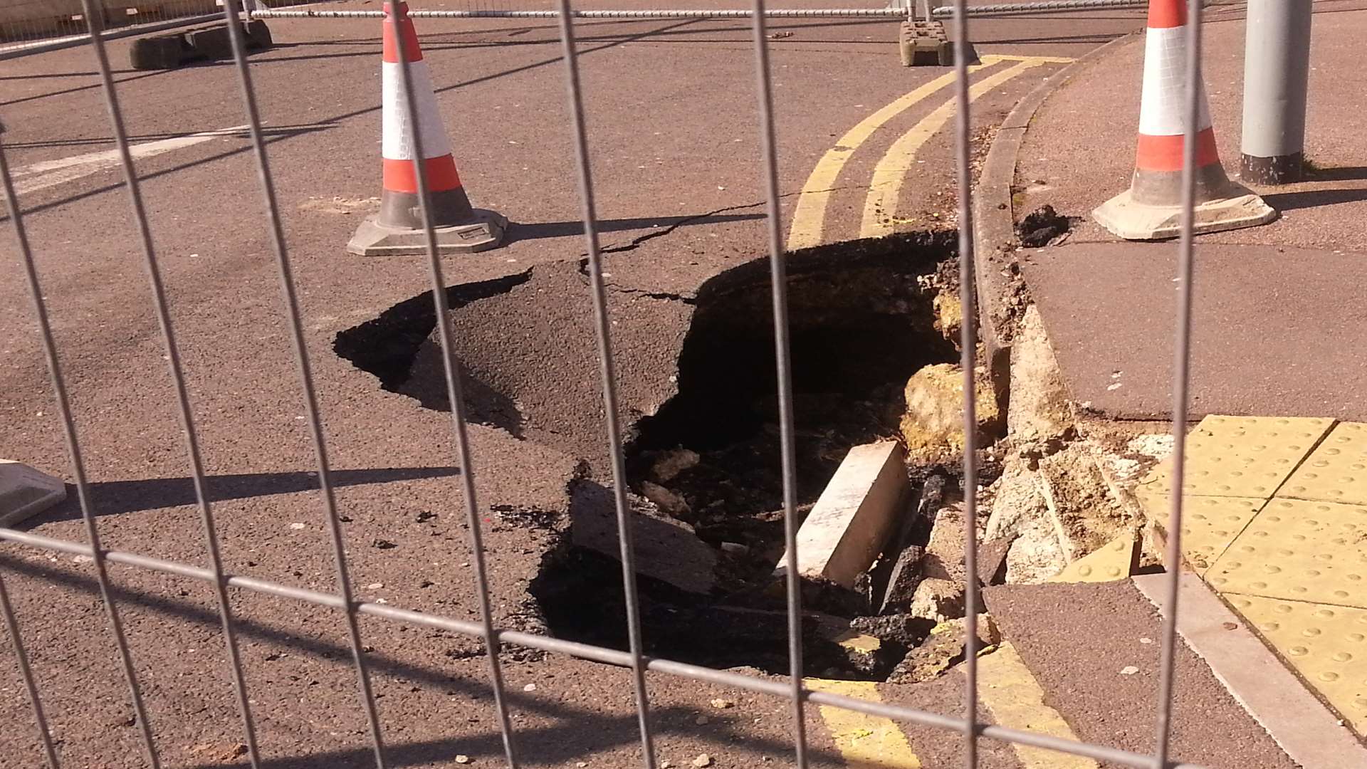 The road after the lorry was removed. Picture: Nathan Wyatt