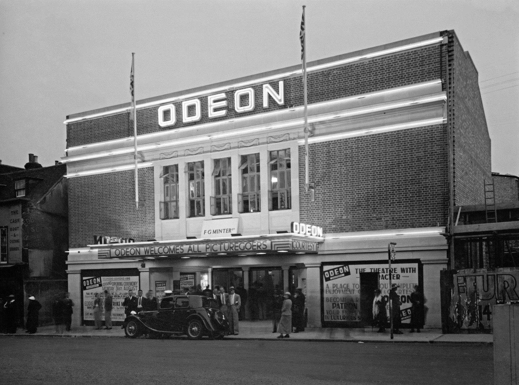 Ashford's Odeon Cinema before its opening on Monday, August 31 1936. Picture: Steve Salter