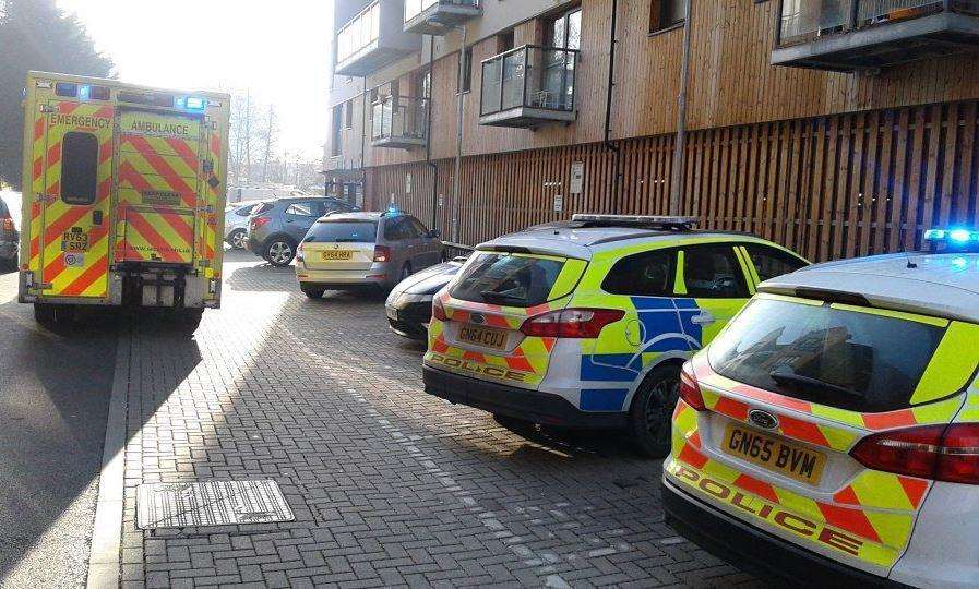 Emergency services were called to Walter's Farm Road in Tonbridge