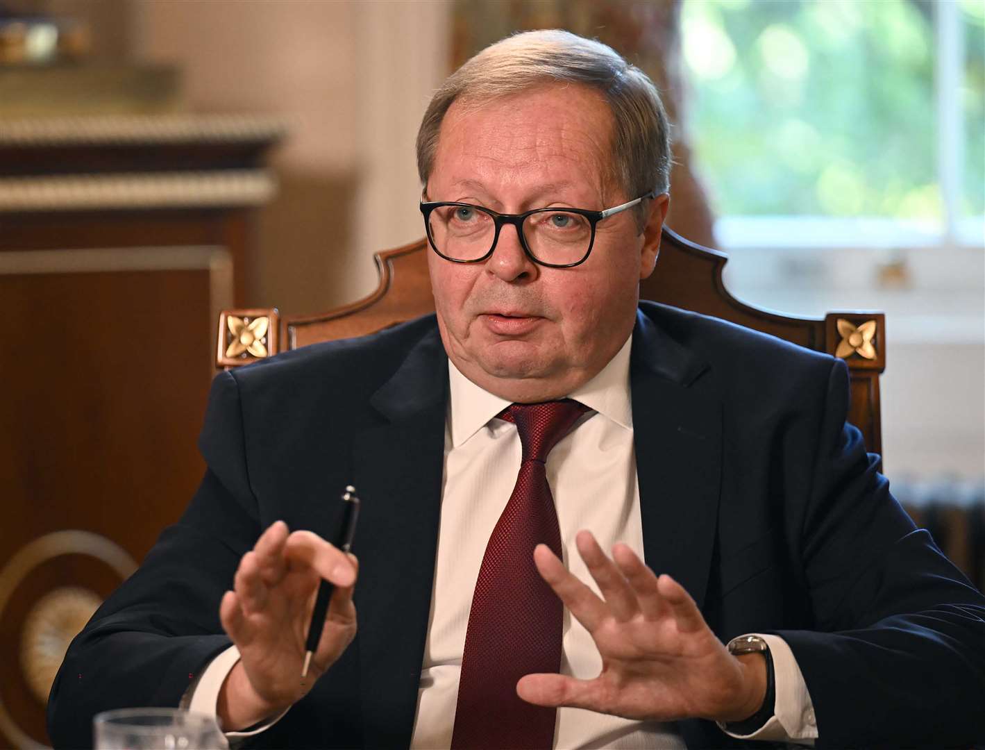 Andrei Kelin, Russia’s ambassador to the UK (Jeff Overs/BBC)