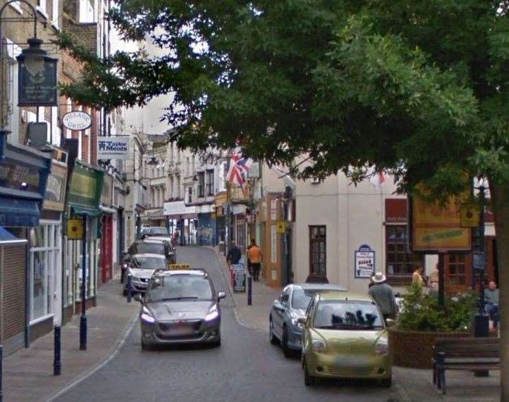 The disturbance happened in Harbour Street in Ramsgate. Picture: Google Maps