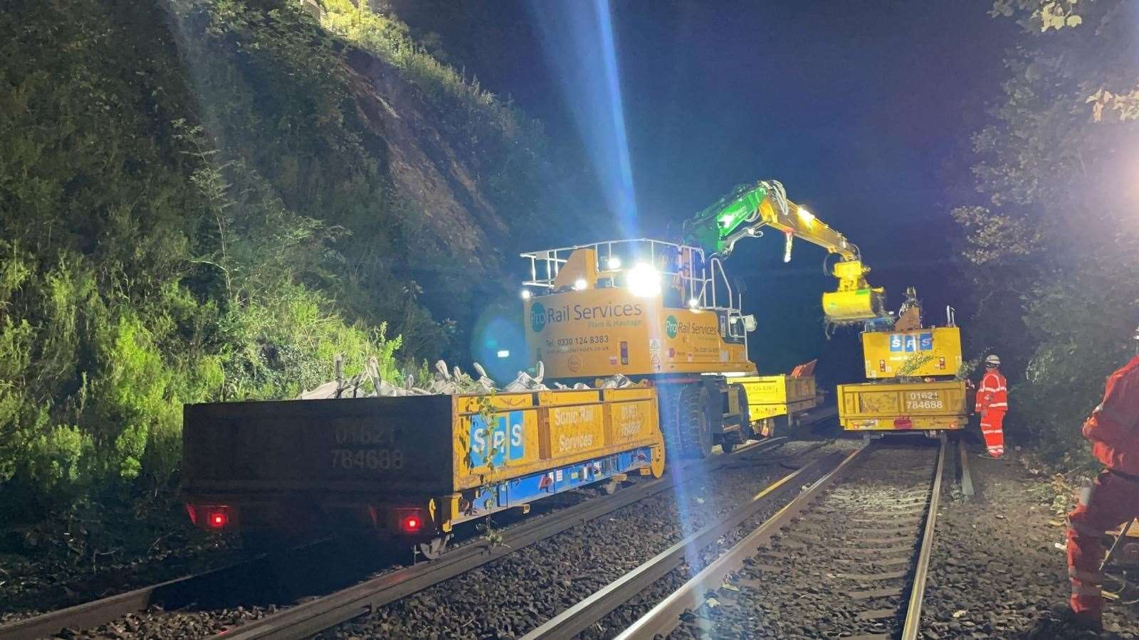 The line has now reopened following overnight work. Picture: Network Rail