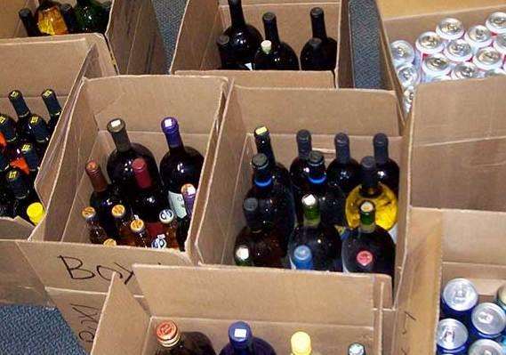 Counterfeit alcohol can contain chemicals such as cleaning fluids and antifreeze