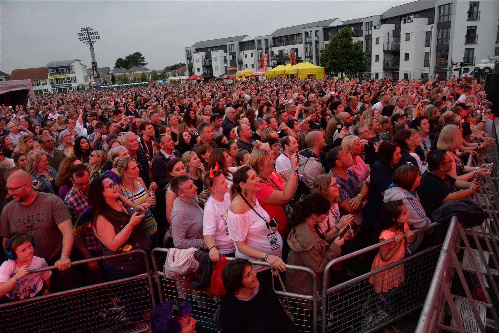 The audience at the Steps concert. Picture: Chris Davey.
