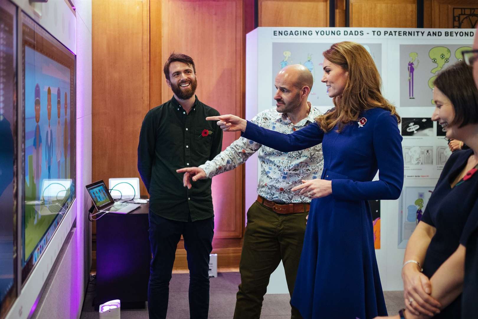 Kate during her visit to Broadcasting House last year (BBC/PA)