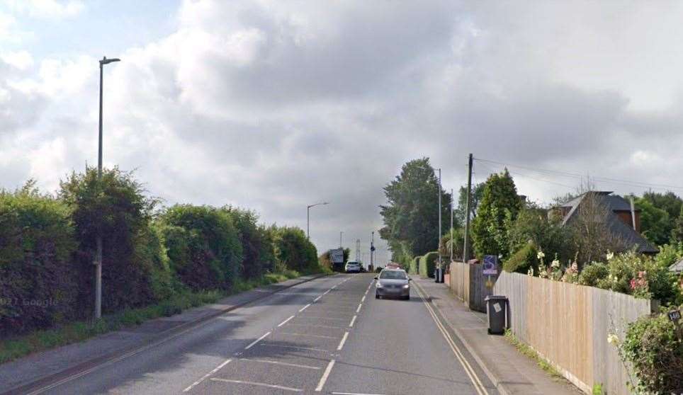 A secondary school pupil was hit by a car in New Dover Road, Canterbury. Picture: Google