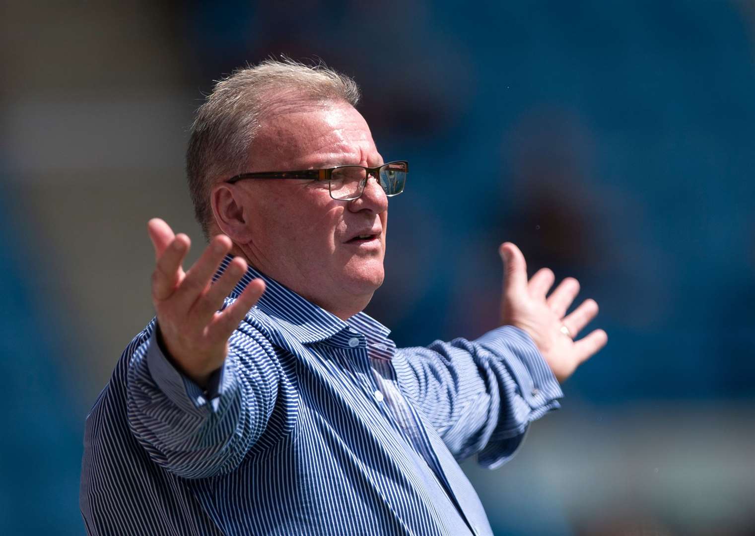 Gillingham manager Steve Evans Picture: Ady Kerry