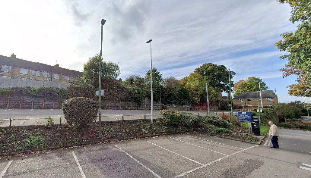 Upper Mount car park in Chatham received £472,000 for works which will allow 26 affordable homes to be built. Photo: Google Maps