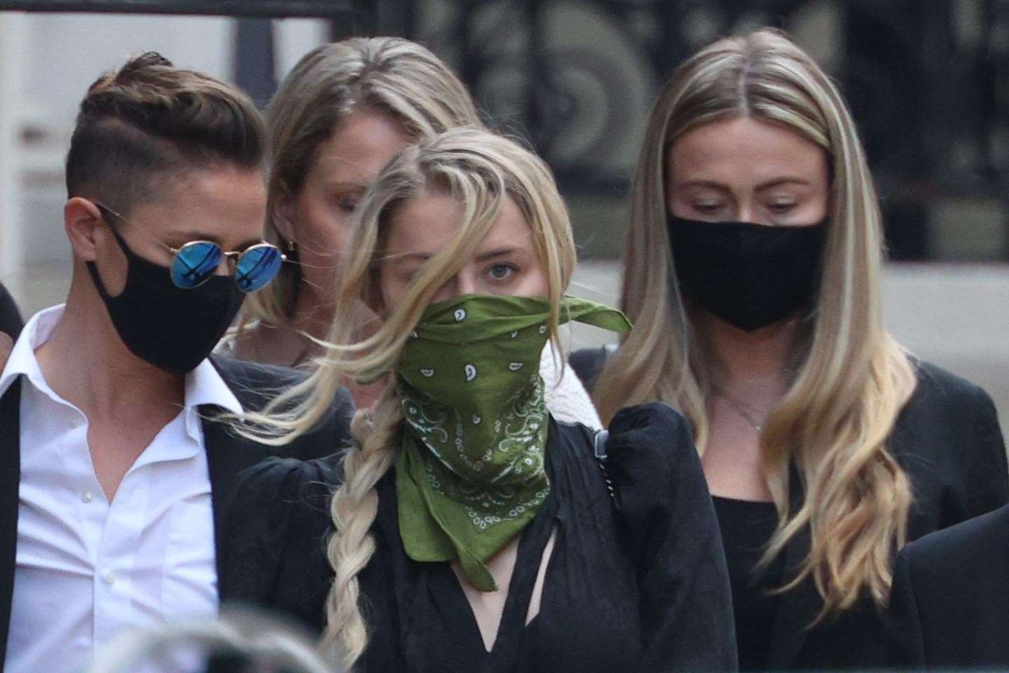 Amber Heard has been attending the libel case at the High Court in central London (Yui Mok/PA)