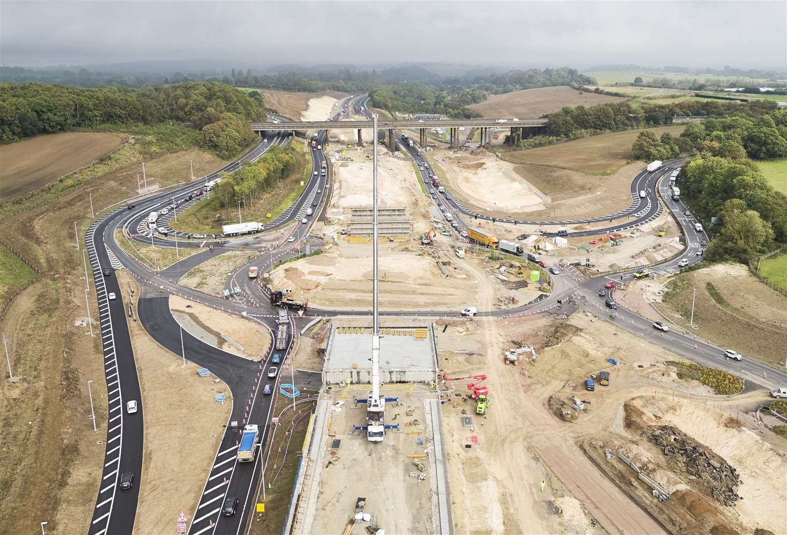 Two new slip roads are now open for drivers travelling between the A249 and M2. Picture: National Highways