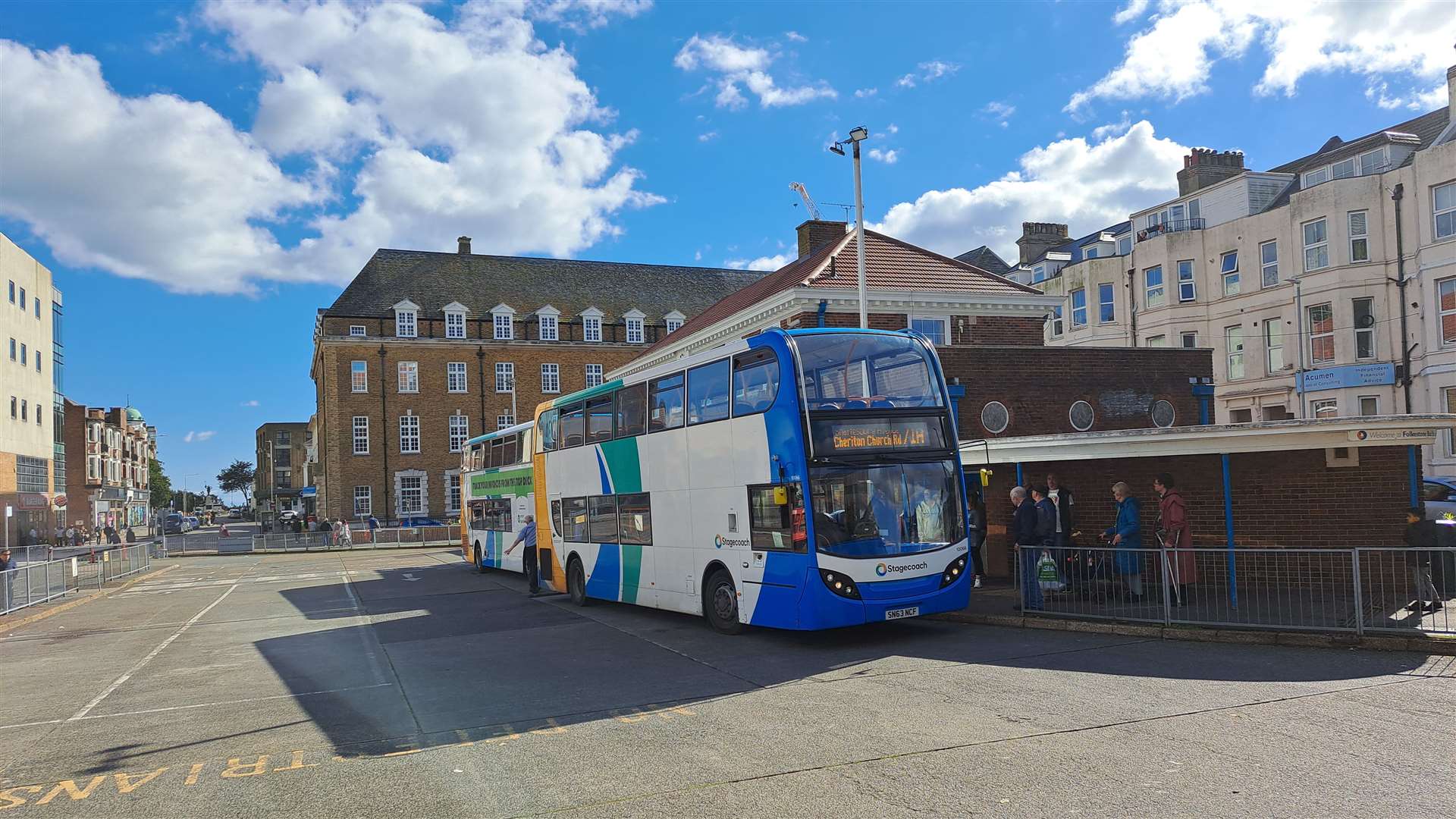 The current station in Bouverie Square could become a park