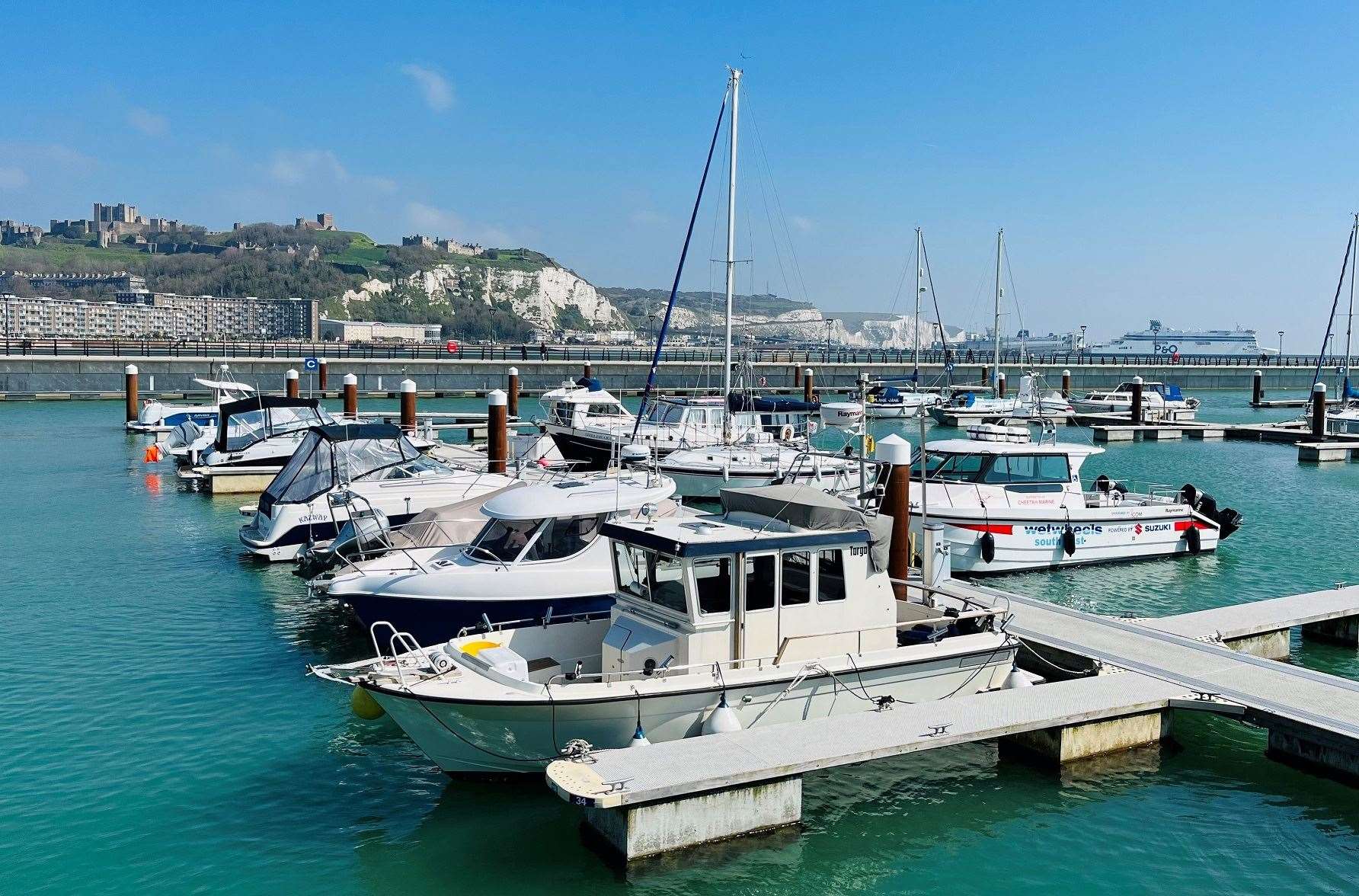 Last year, the new Marina Curve opened, part of the Dover Western Docks Revival Plan