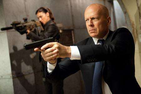 G.I.Joe: Retaliation with Adrianne Palicki as Jaye and Bruce Willis as General Joe Colton. Picture: PA Picture/Jaimie Trueblood/Paramount Pictures