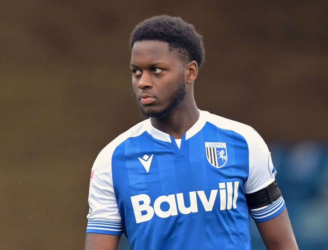 Gillingham trialist Kamarai Simon-Swyer played on loan at Crawley Town last season from West Ham Picture : Keith Gillard