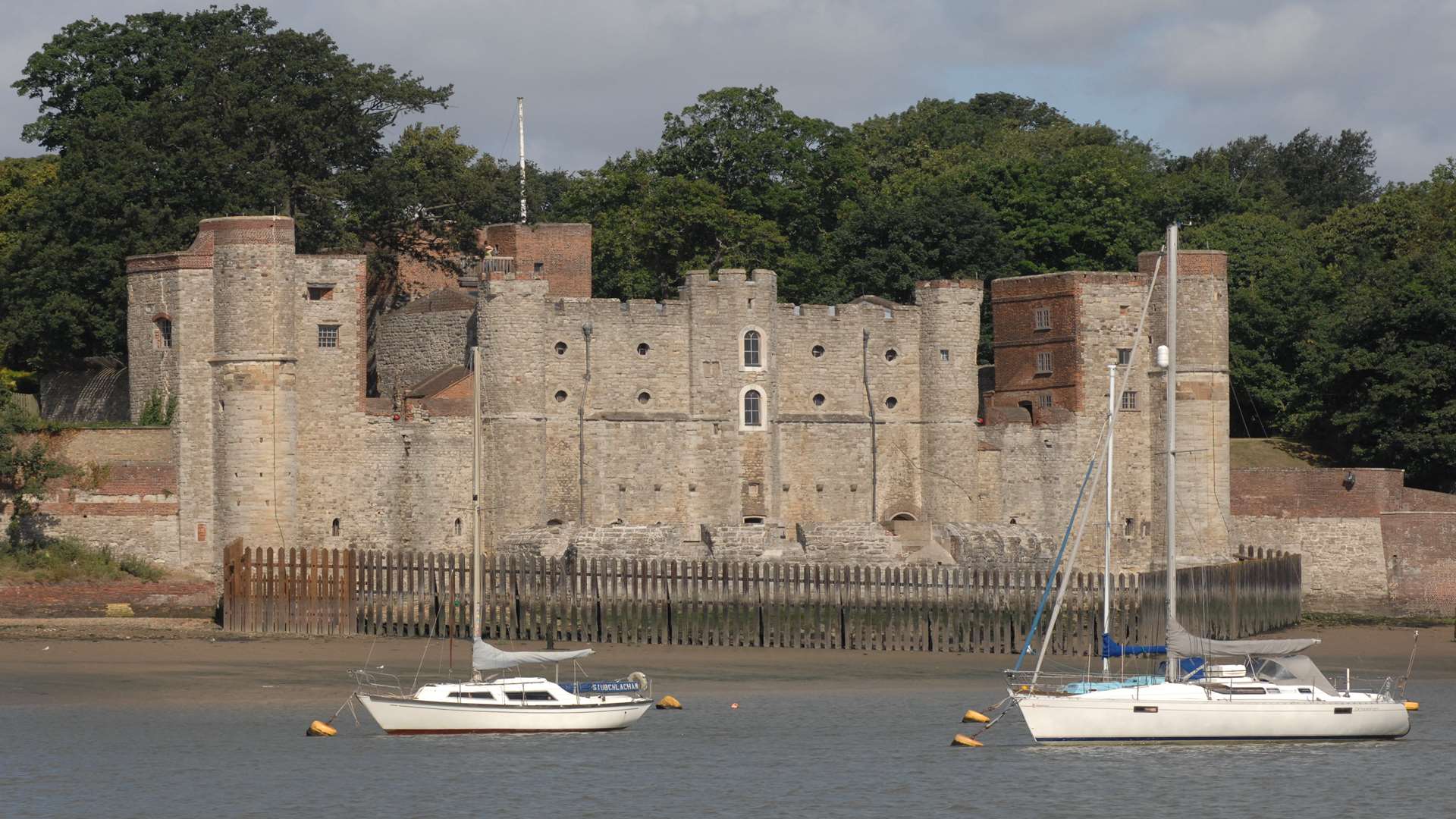 Upnor Castle overlooking the River Medway