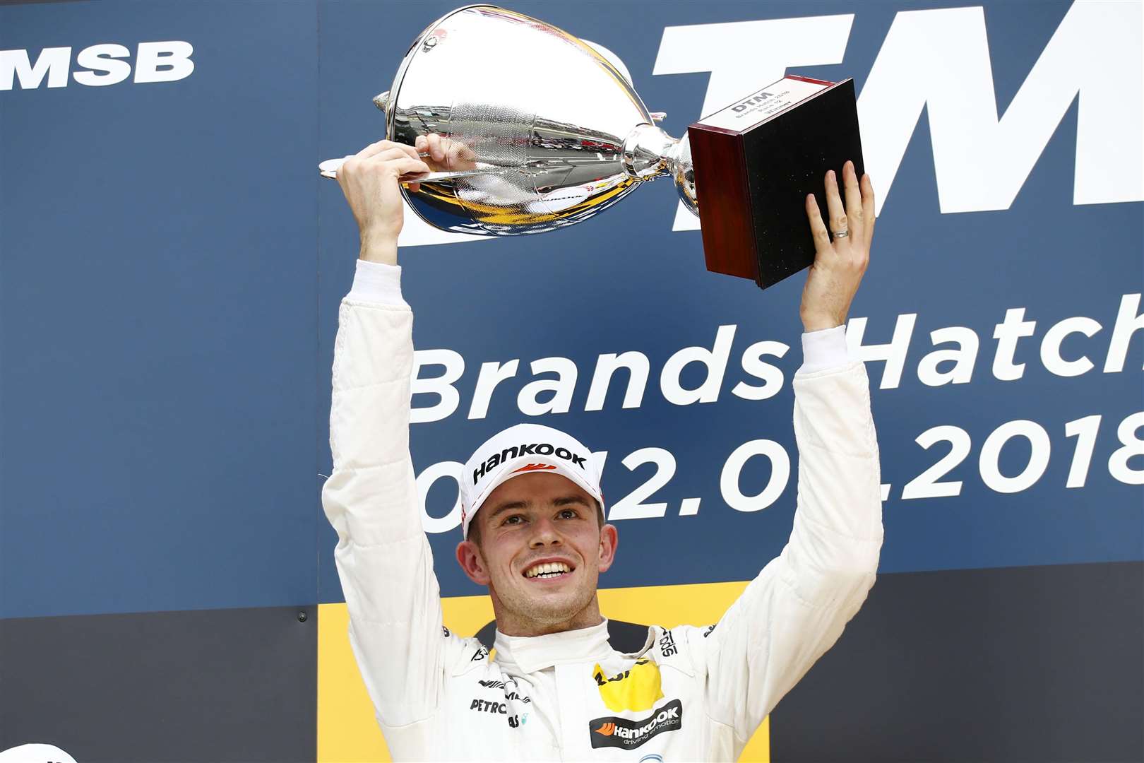 Paul di Resta on the podium Picture: DTM