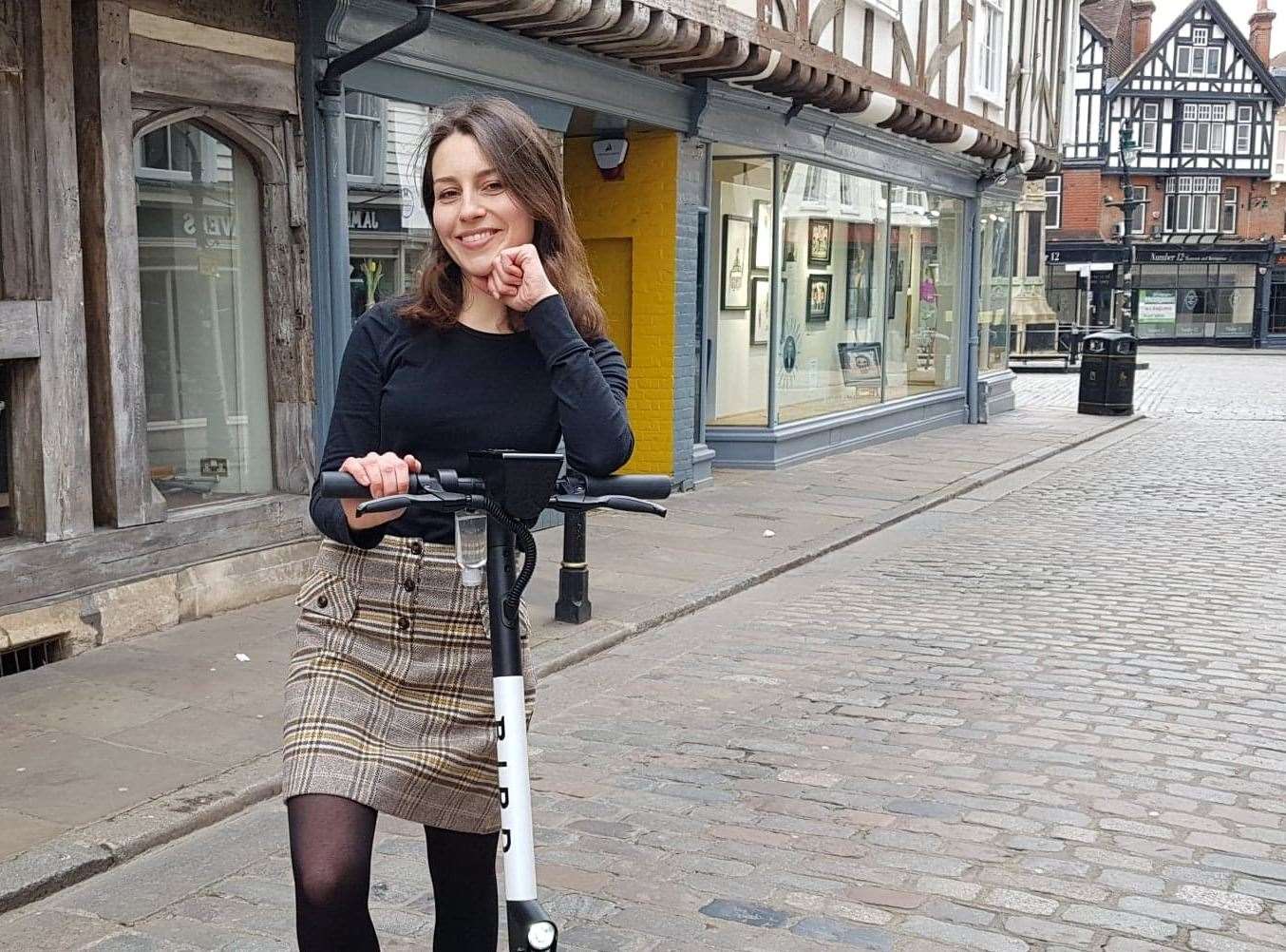 Reporter Lydia Chantler-Hicks tried out Canterbury's e scooters