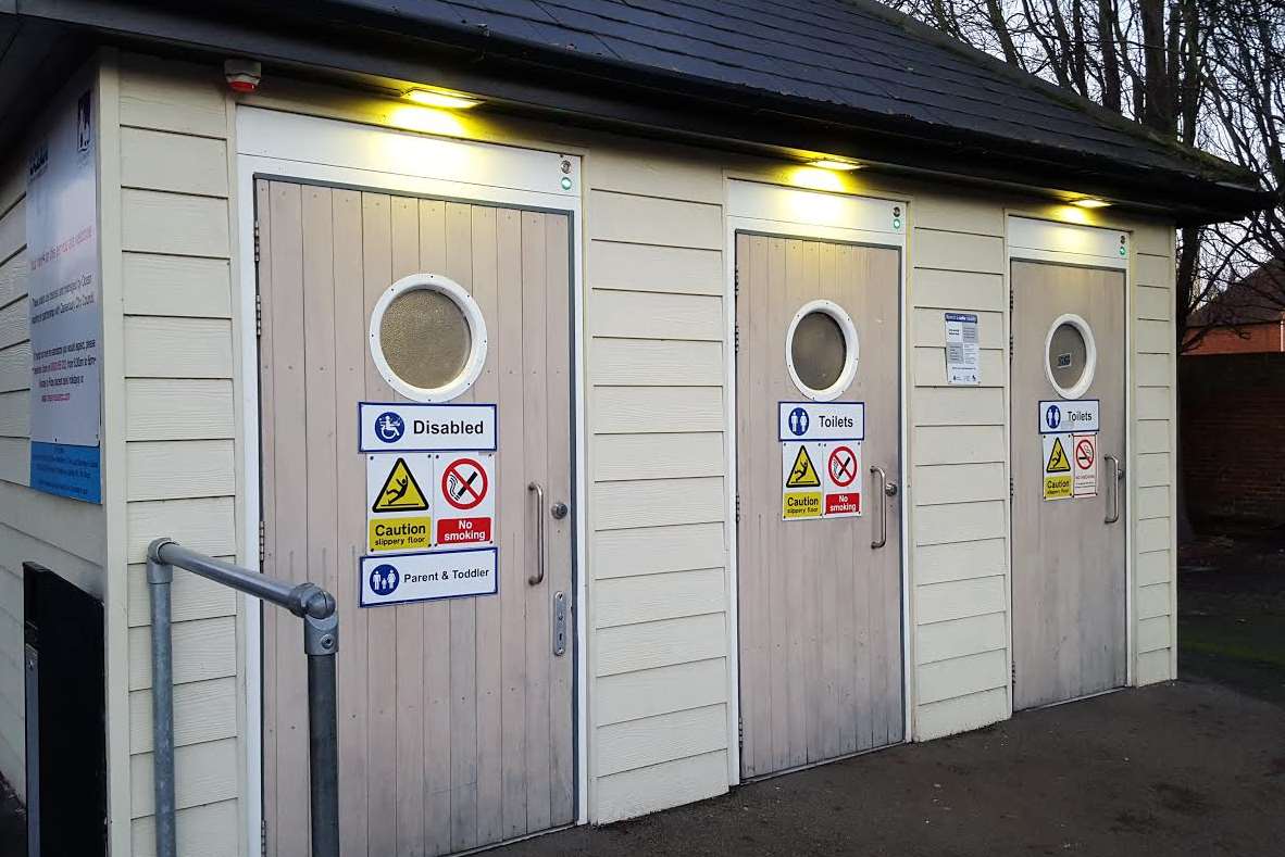 A man collapsed in the public toilets at Tower Way, Canterbury.