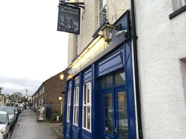 The Flying Dutchman is only a short walk from Queenborough train station