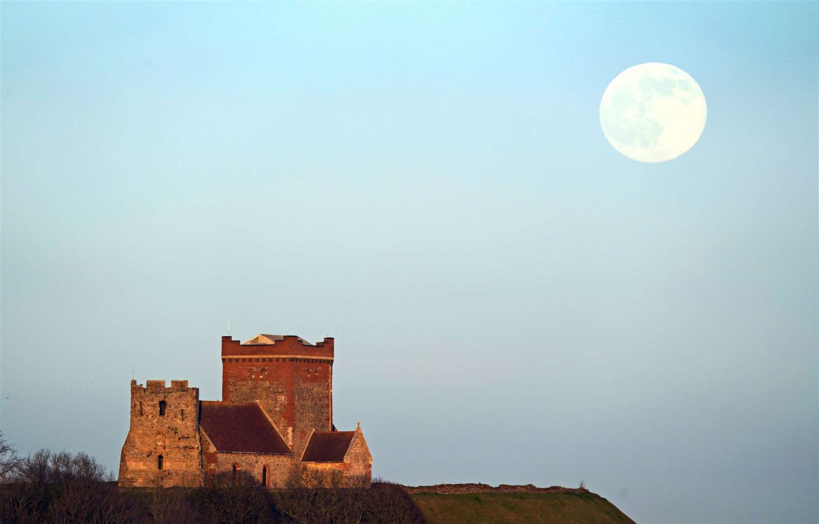 The Church of St Mary in Castro in the grounds of Dover Castle, Kent (Gareth Fuller/PA)