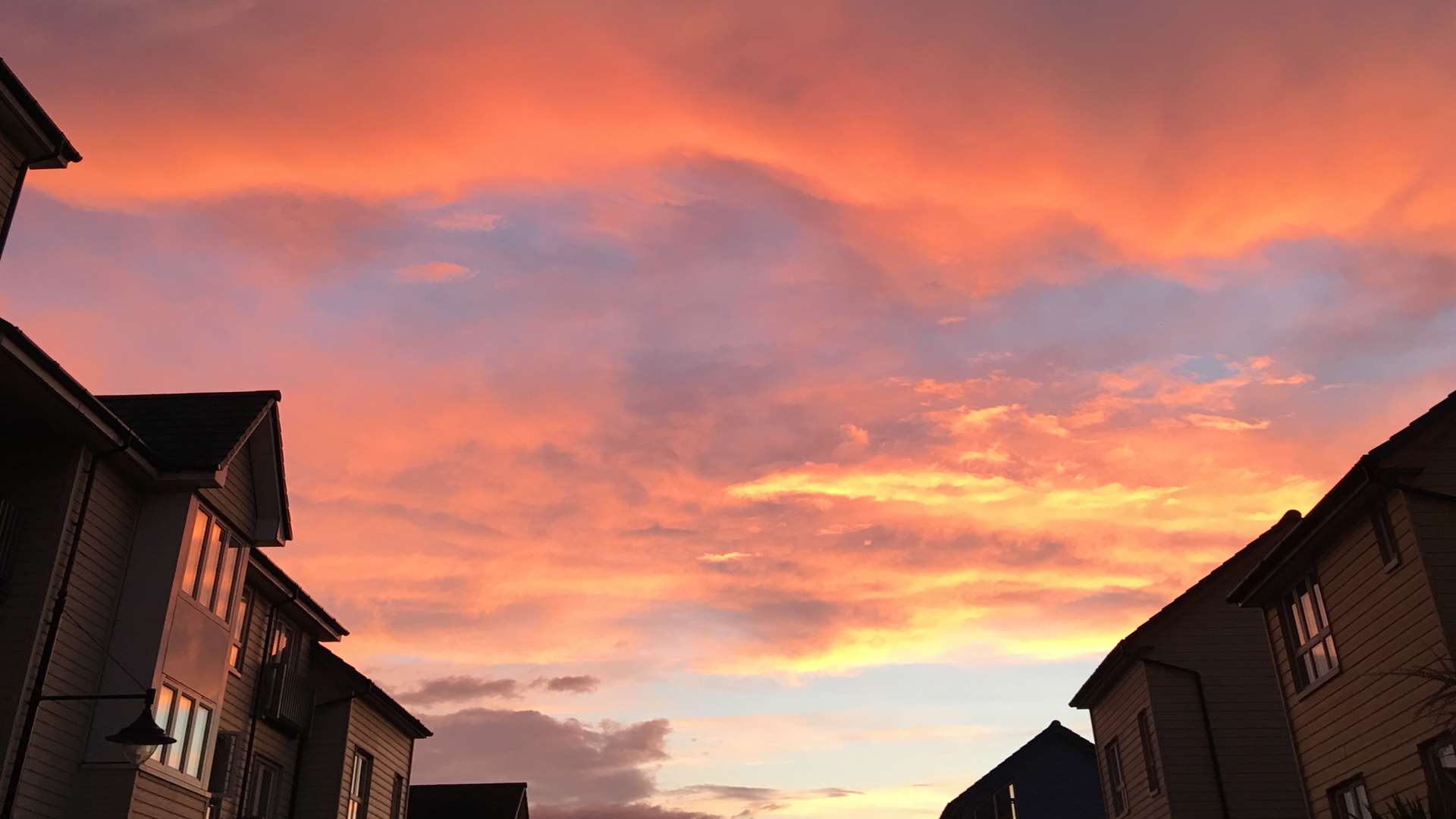 Serena Solitaire captured the spectacular skies over St Mary's Island