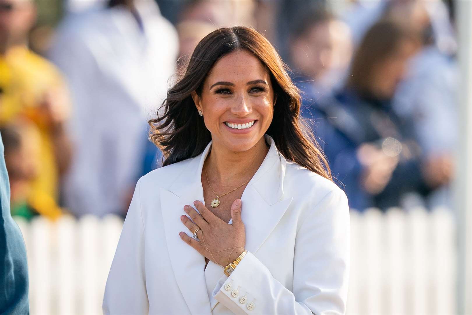 The Duchess of Sussex attending a reception (Aaron Chown/PA)