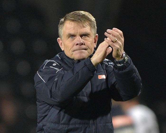 Dover Athletic manager Andy Hessenthaler Picture: B&O Press Photo