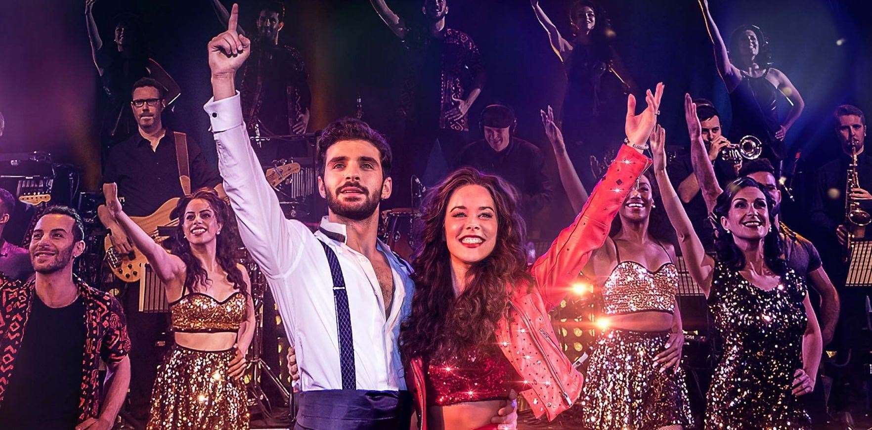 On Your Feet! Tells the story of Emilio (George Ioannides) and Gloria Estefan (Philippa Stefani)