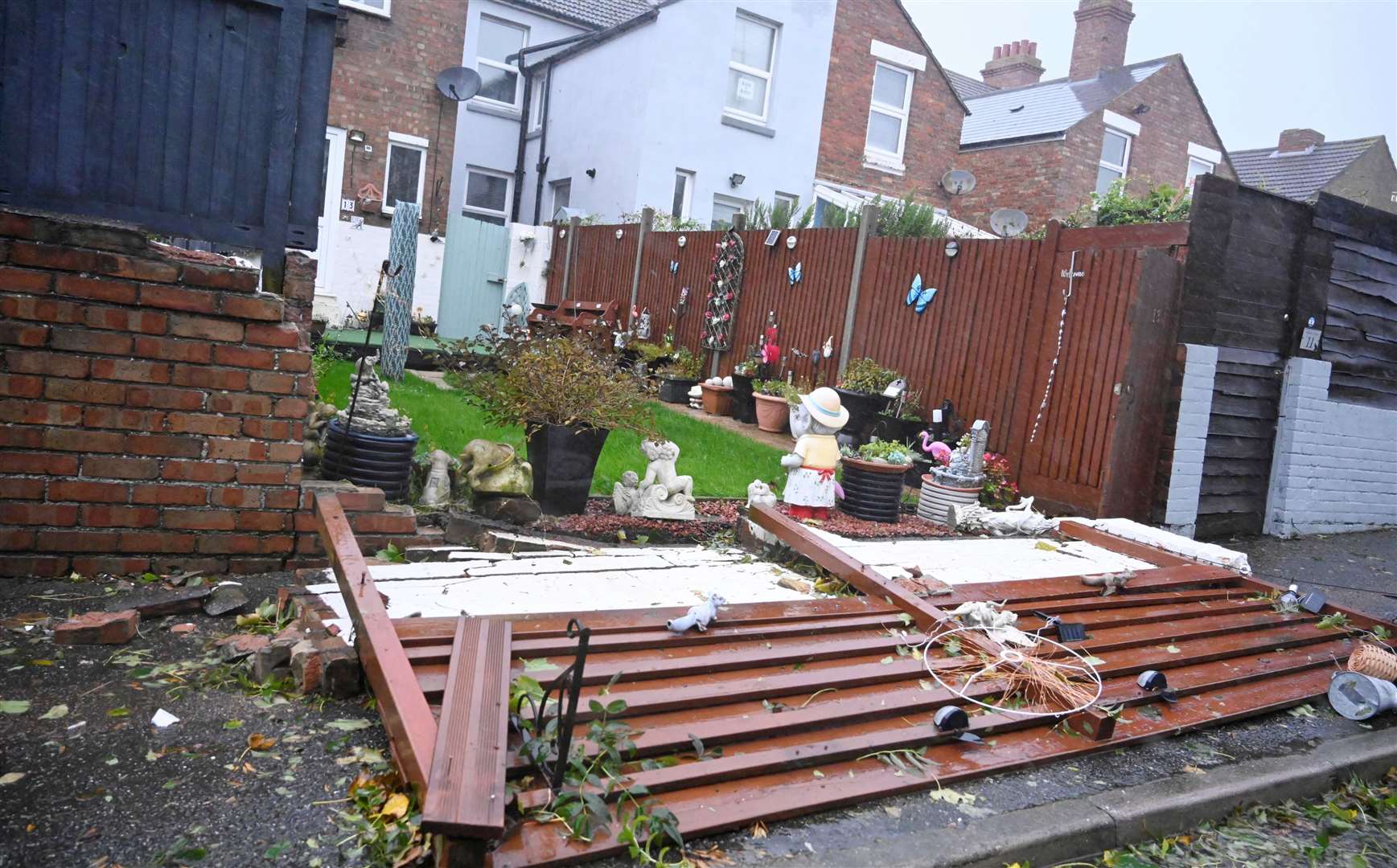 Storm Ciaran caused a fair amount of damage – including here in Folkestone. Picture: Barry Goodwin
