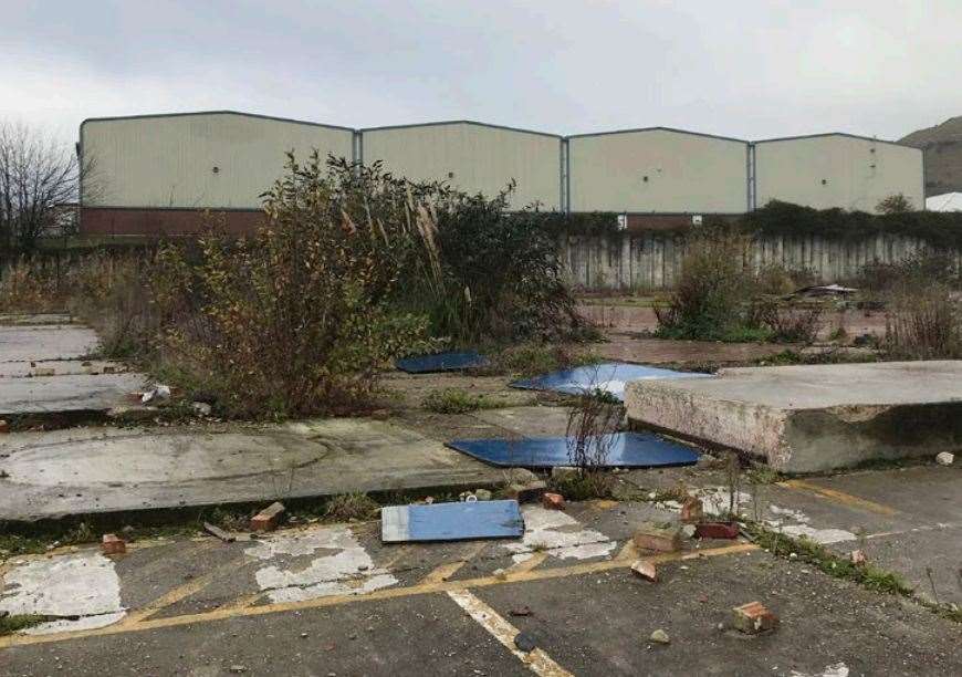 The former Silver Spring factory in Folkestone was knocked down in 2014. Picture: Corstorphine & Wright