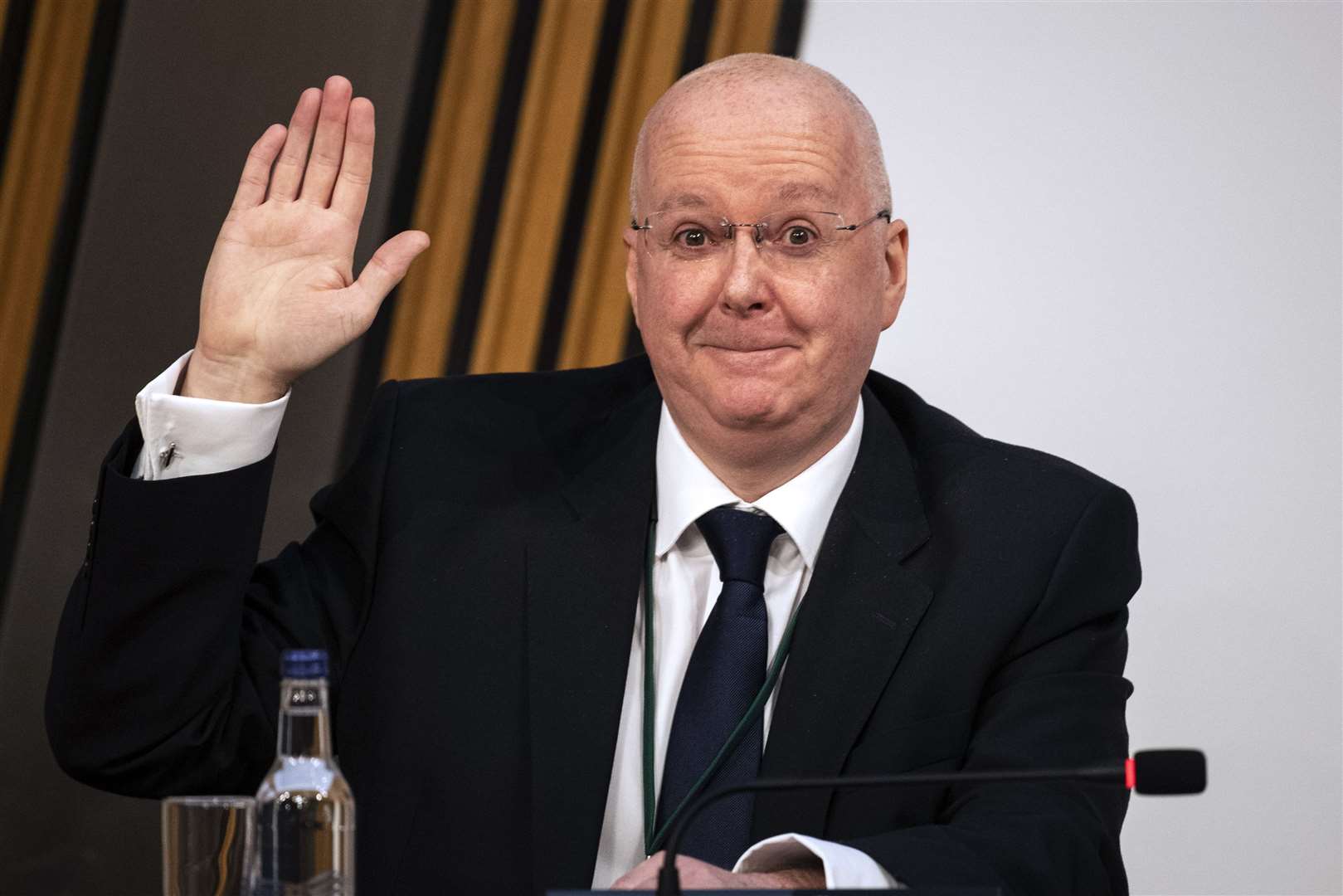 Peter Murrell during his first evidence session (Andy Buchanan/PA)